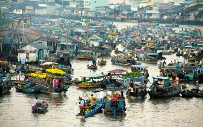 Mekong delta Cai Rang market