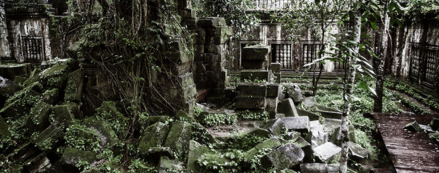 Beng Mealea temple in Cambodia