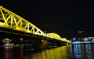 Truong tien bridge in Hue, Vietnam